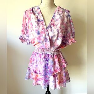 Amanda Uprichard Adriel Dress in Cotton Candy